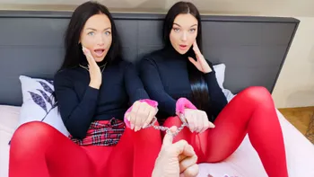 Part 1 -- Hardcore Handcuffed Threesome w Big Ass BFF Lady Gang & Zuzu Sweet