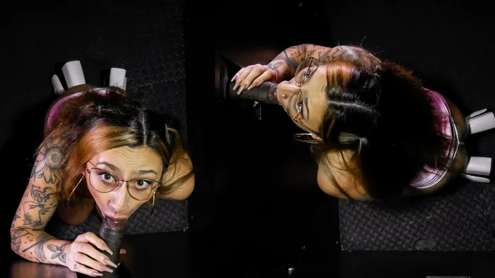 Nina Nova's First Gloryhole POV