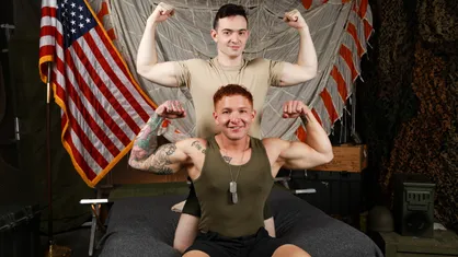 Private Cruze Takes King's Cock