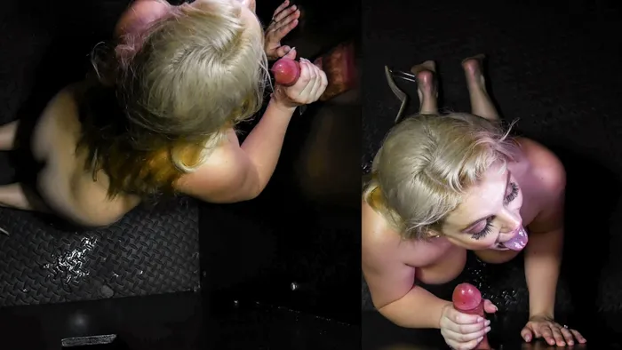 Katy Jayne's First Gloryhole POV