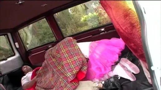 Skinny Babe Sucks on Hard Cock