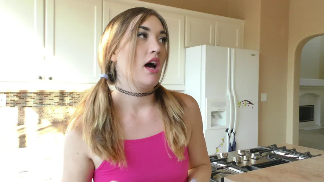 Naive Kat Monore Learns To Toss Salad On Her Stepdad's Butthole