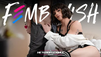 Bashful Femboy Teases BF With Sexy Lingerie