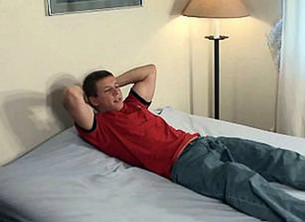 Tommy on the Bed Tommy on the Bed