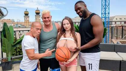BASKETBALL GAME LEADS TO GANGBANG FOR GIANT BOOBS AMBER BLOOM