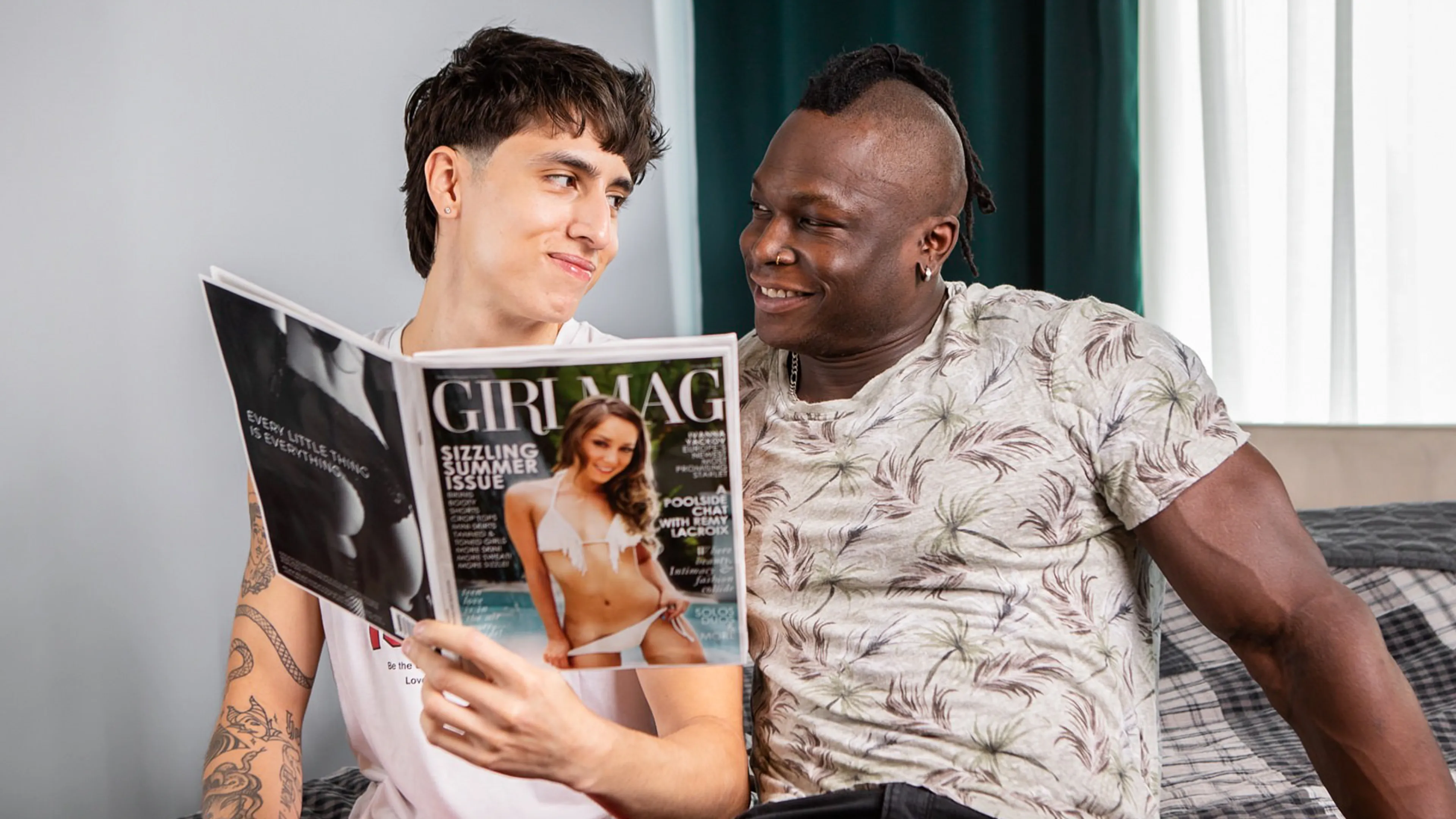 Dude, Is That An Actual PORN MAG??