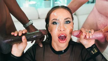 MELISSA STRATTON Deepthroat Threesome