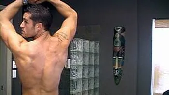 Horny Cody cums all over his friend's face