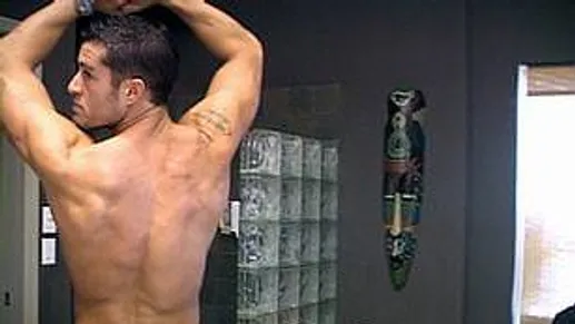 Horny Cody cums all over his friend's face