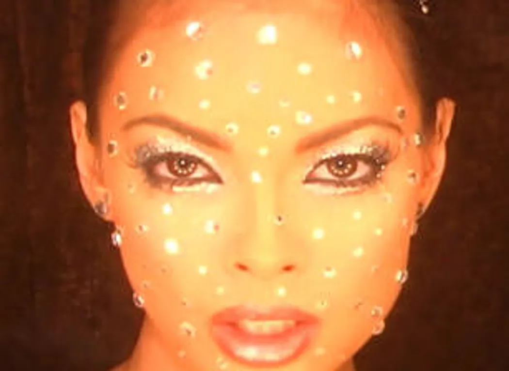 Photoshoot Diamond Face Bike Black Underwear