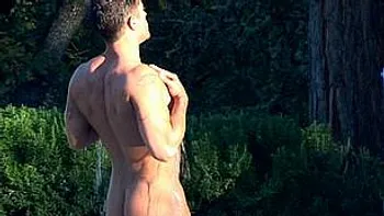 Cody unloads his balls at the pool