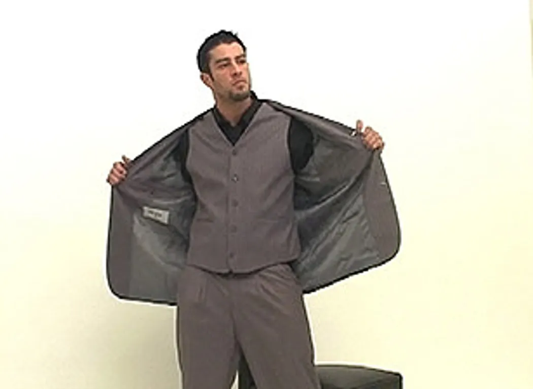 Chic Cody unloads his balls for a photoshoot