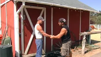 Cody gets his feet creamed