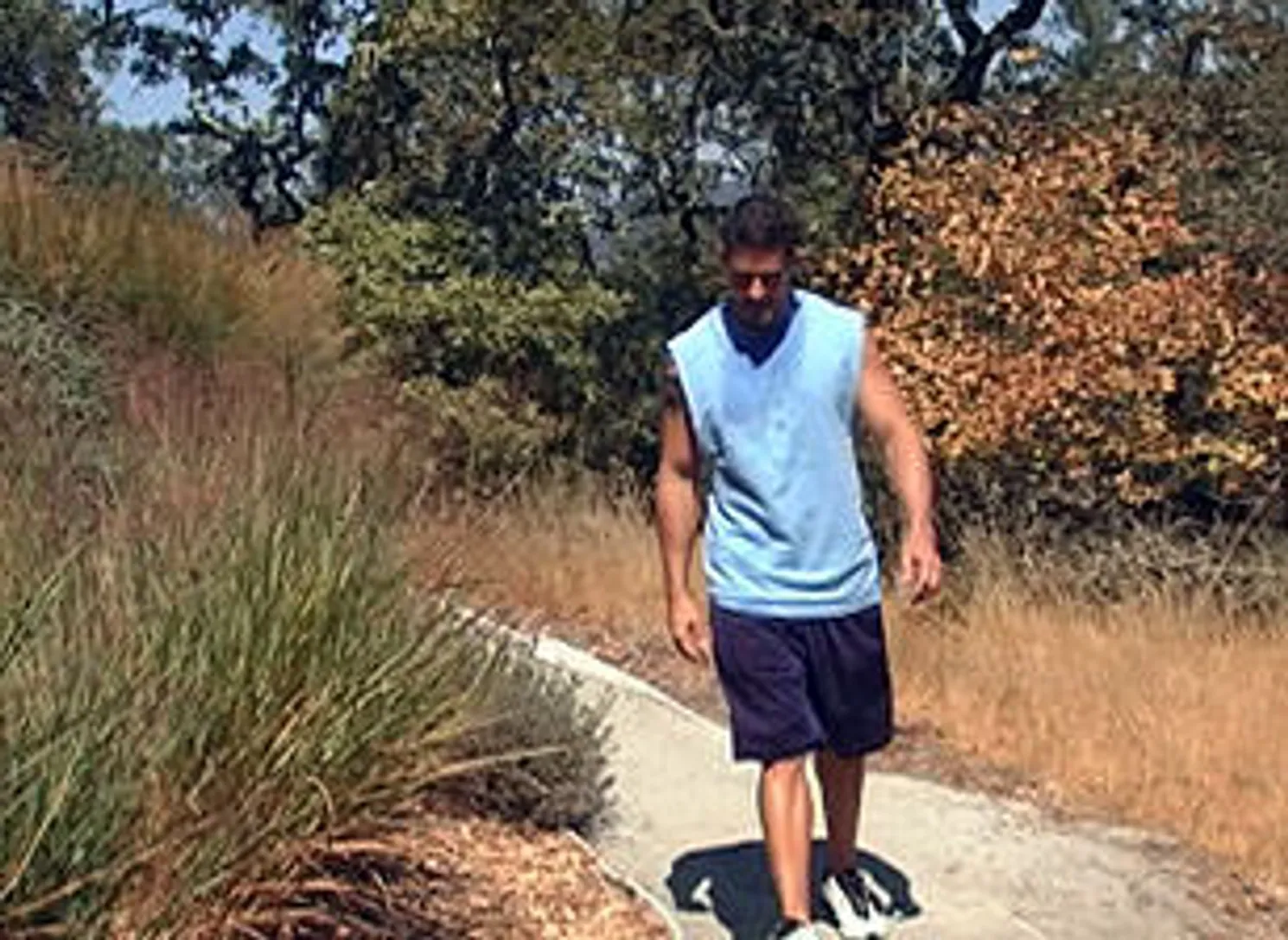 Cody taking a brisk walk