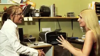 Horny Lesbians At Work