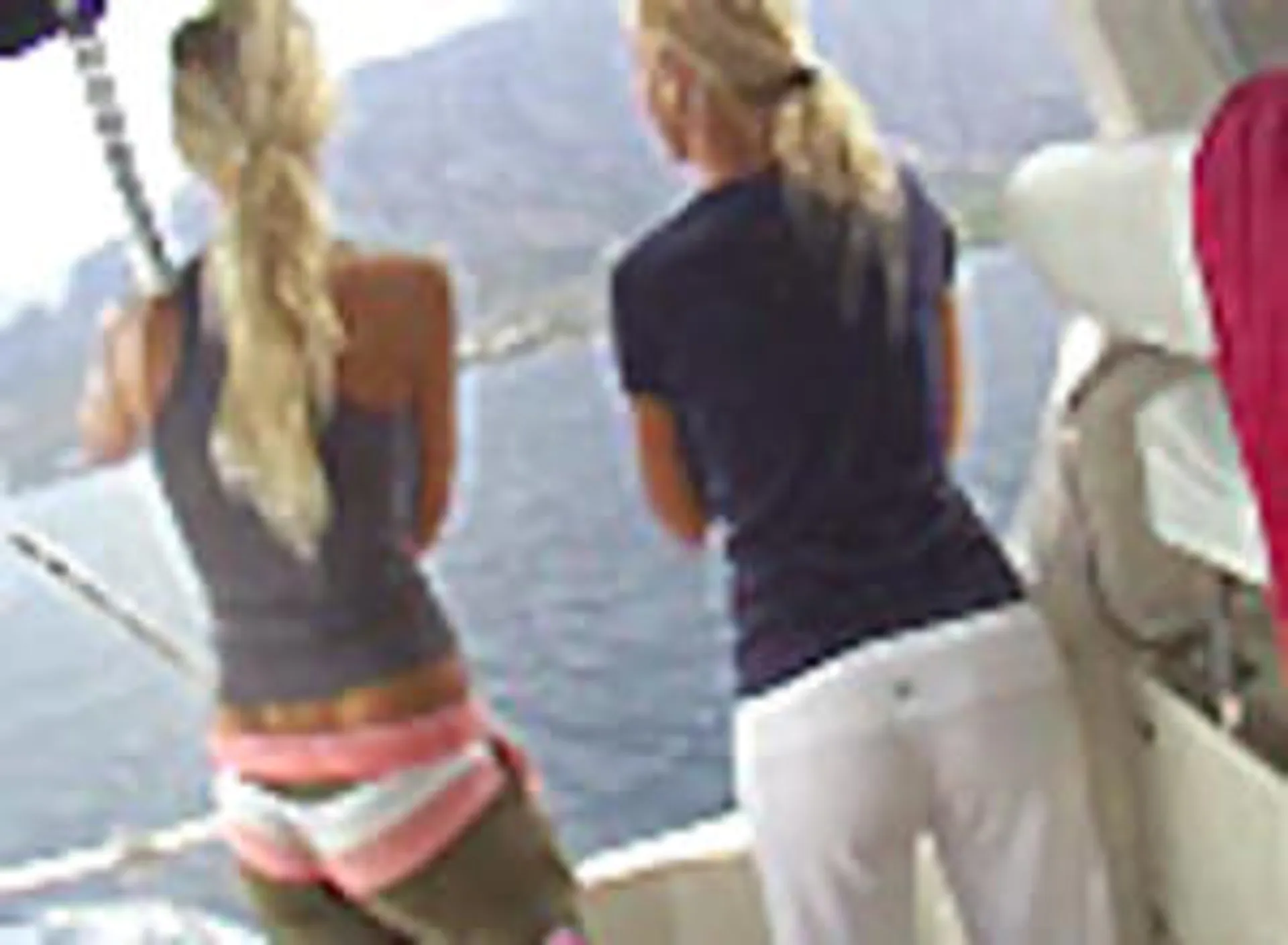 Backstage with Sandy