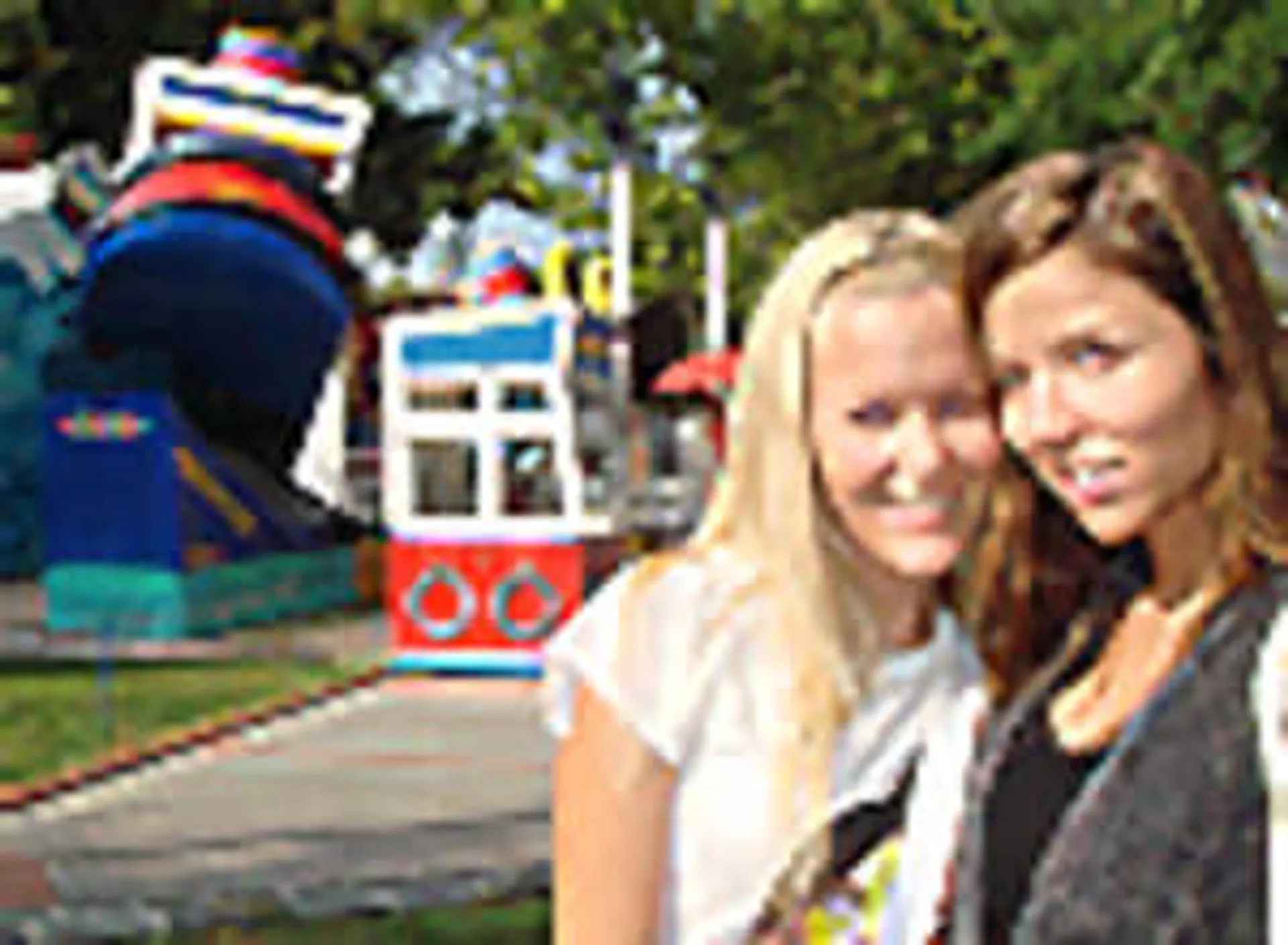 With Peaches in the funfair - 1.