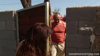 Wibeke loves old cock