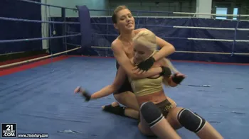 NudeFightClub presents Blond Cat vs Aspen
