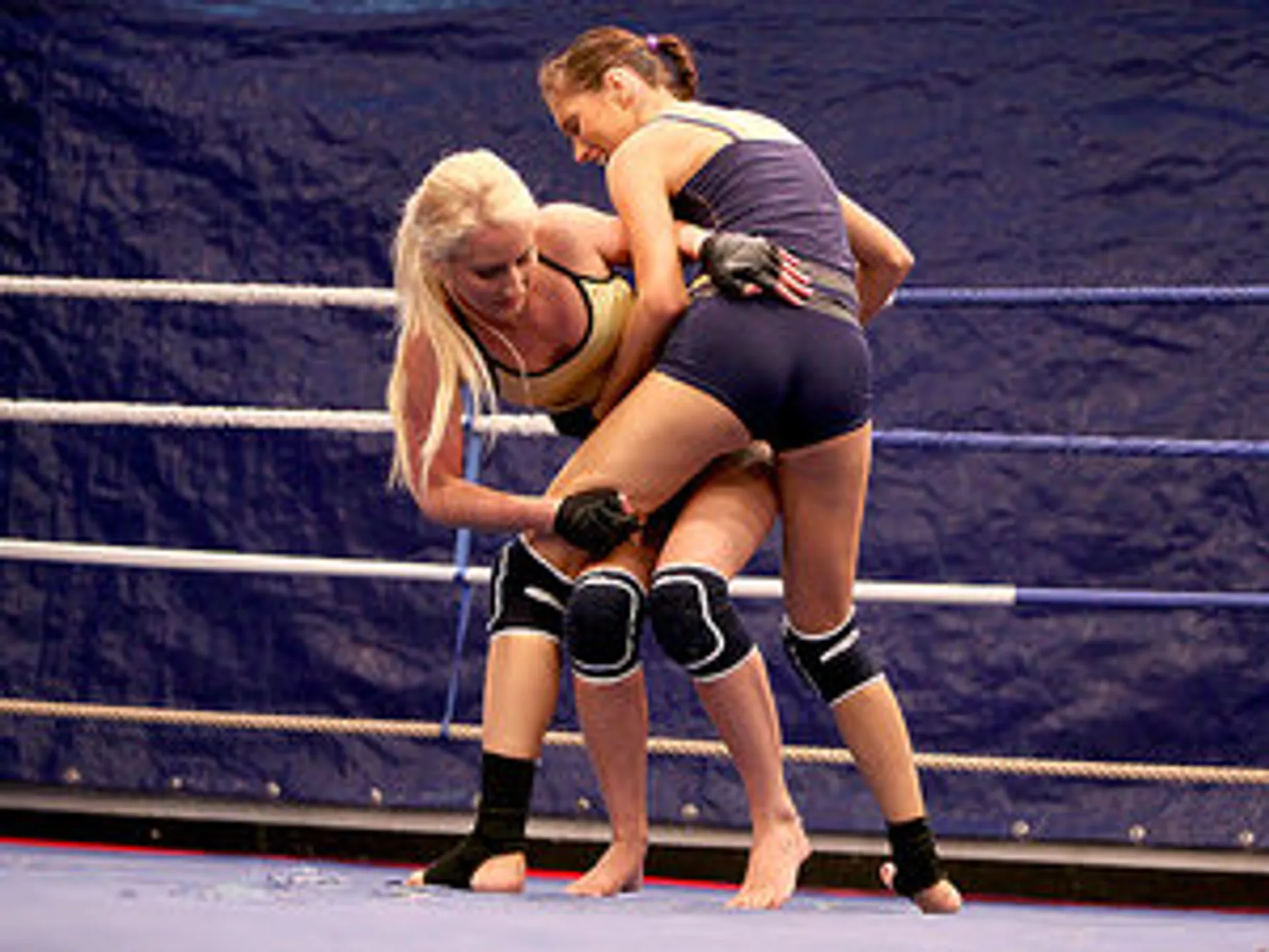 NudeFightClub presents Blond Cat vs Aspen