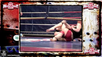 NudeFightClub backstage with Mai Bailey & Safira White