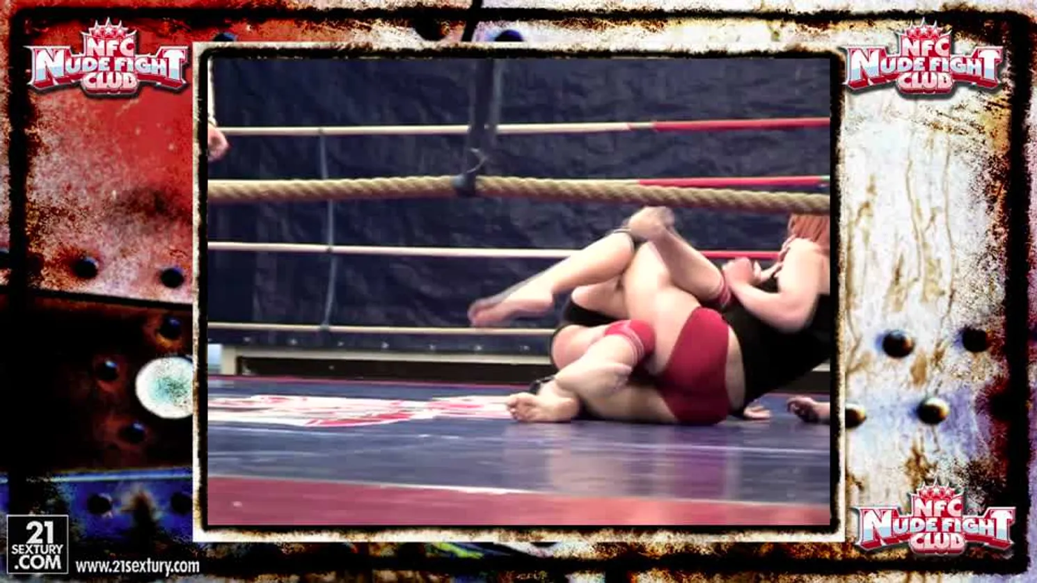 NudeFightClub backstage with Mai Bailey & Safira White