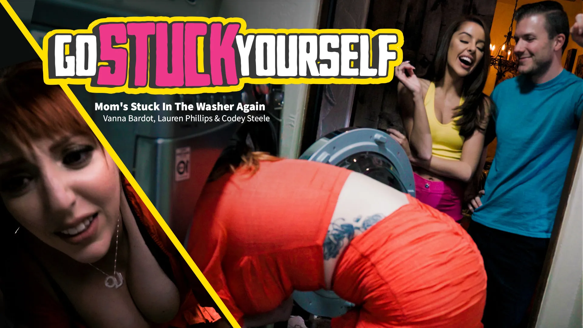 Mom's Stuck In The Washer Again