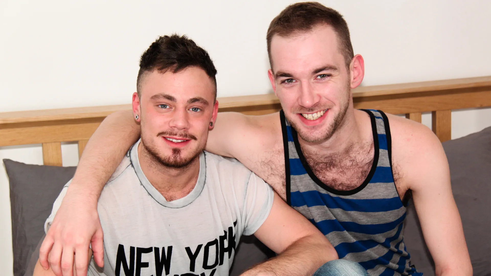 Two Hairy Boys Cum Hard!