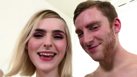 BTS-TS Ella + Daddy: Anal, A2M BJ, Facial