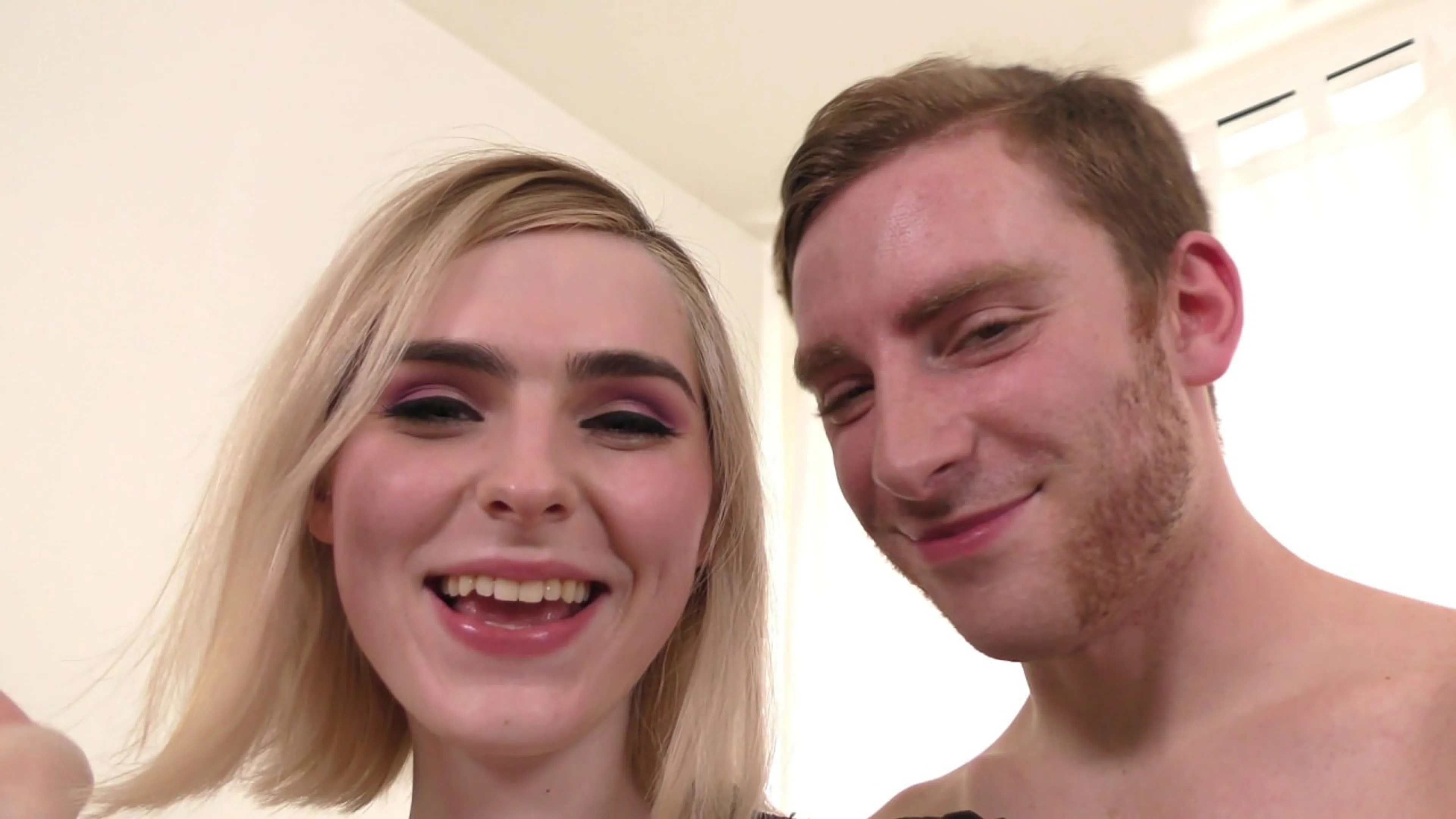 BTS-TS Ella + Daddy: Anal, A2M BJ, Facial
