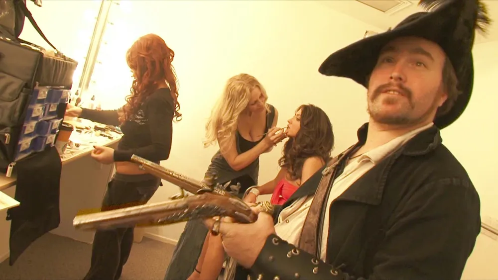 Behind the scenes with the ladies