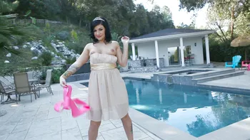 Tori Lux In Her Prom Tiara 