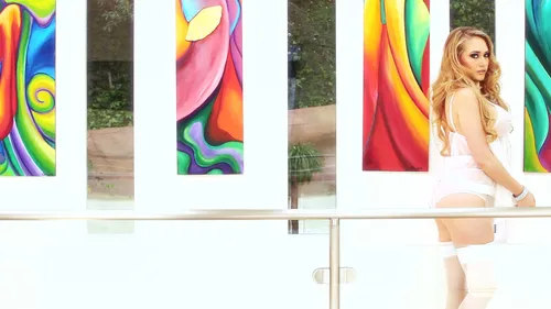 Kagney Linn Karter squeals as she gets plowed