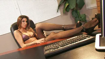 Kayla Carrera Crotchless Garter Belt