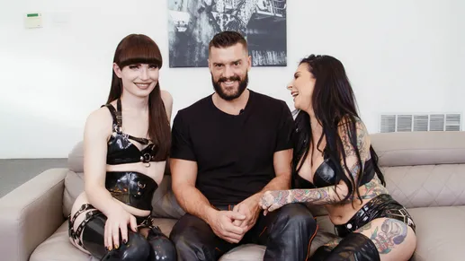 BTS-TS Natalie Mars, Joanna Angel & Ramon!