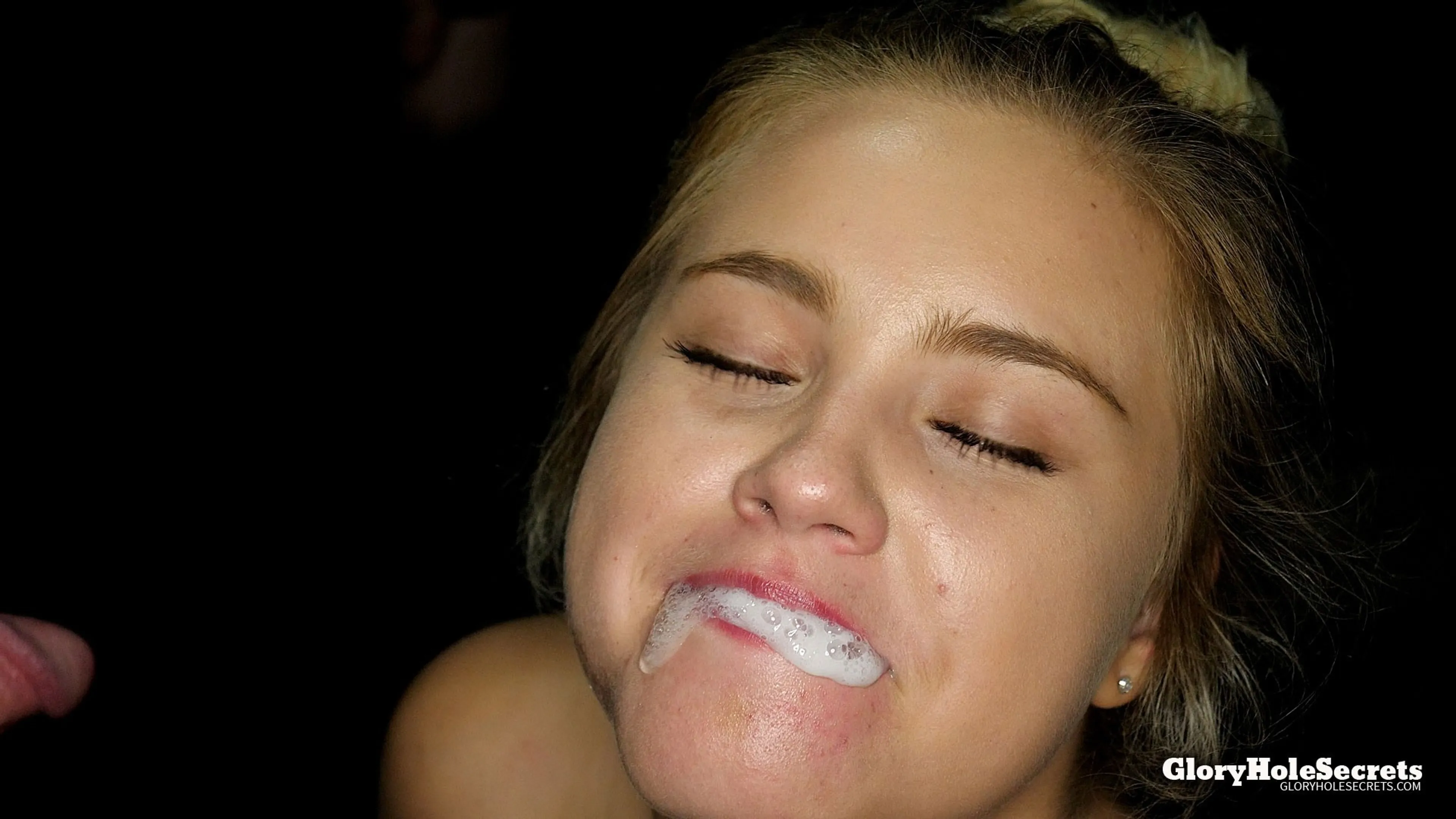 Abby's First Gloryhole Video   