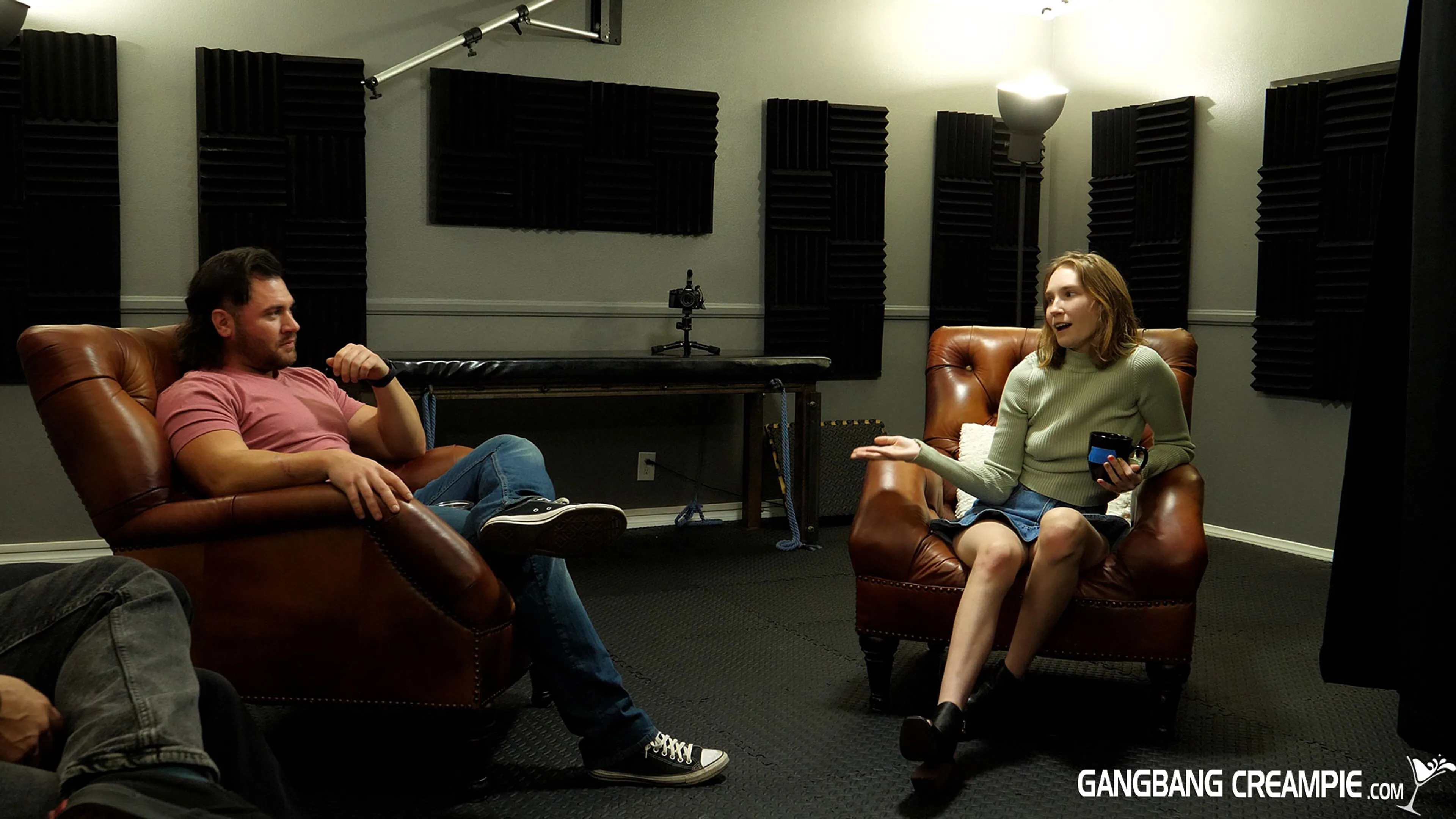 GangBang Creampie 353 Interview with Claire Room