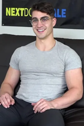 Newcomer Jack Geyson doing his casting solo masturbation