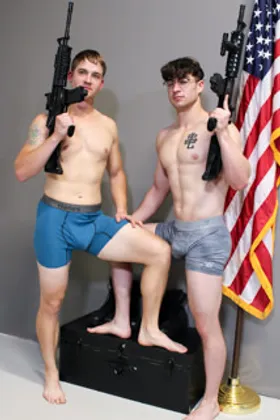 Horny studs Brandon Anderson & Jack Greyson fuck till climax