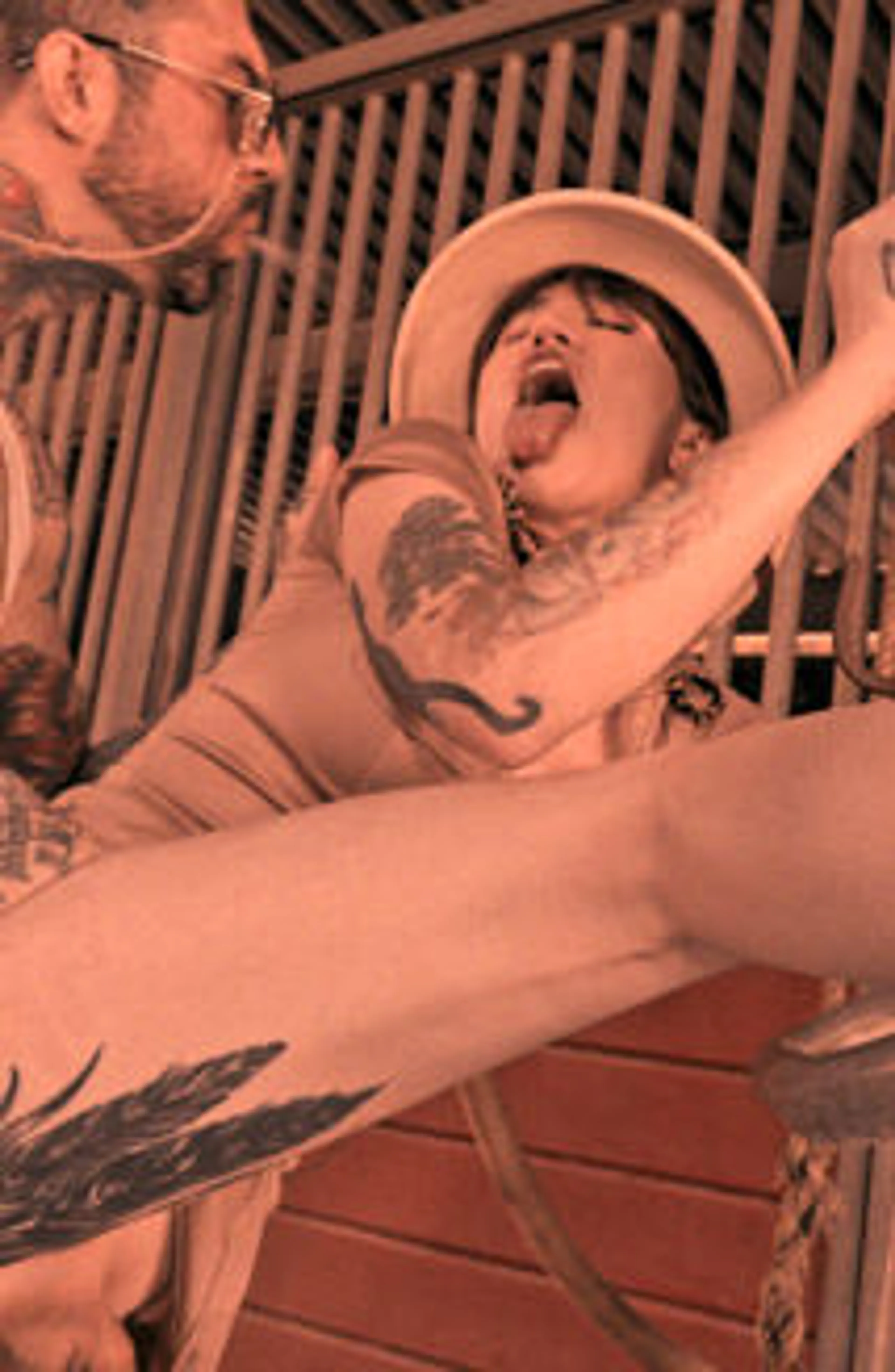 TS Lena Moon: Anal Gaping + Milk Enema