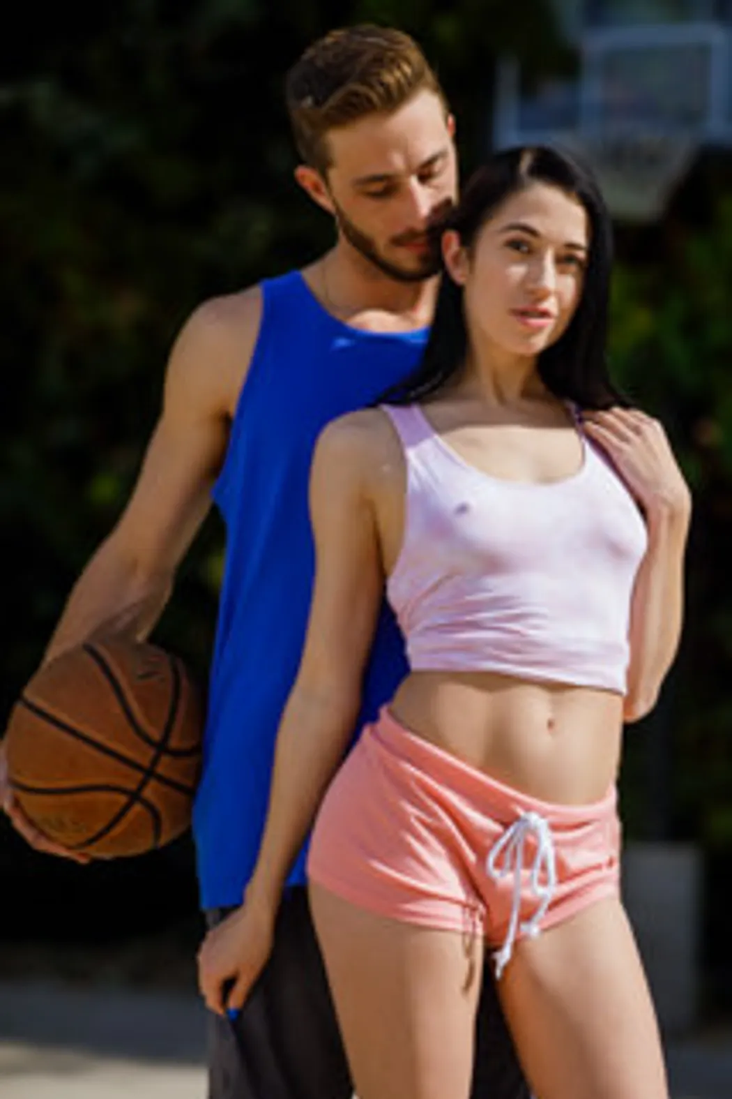 Basketball 1v1 ends up in love making for Alex Coal & Lucas