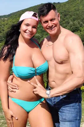 Nudist with Massive Milk Bags Sofia Lee Loves it in Her Ass!