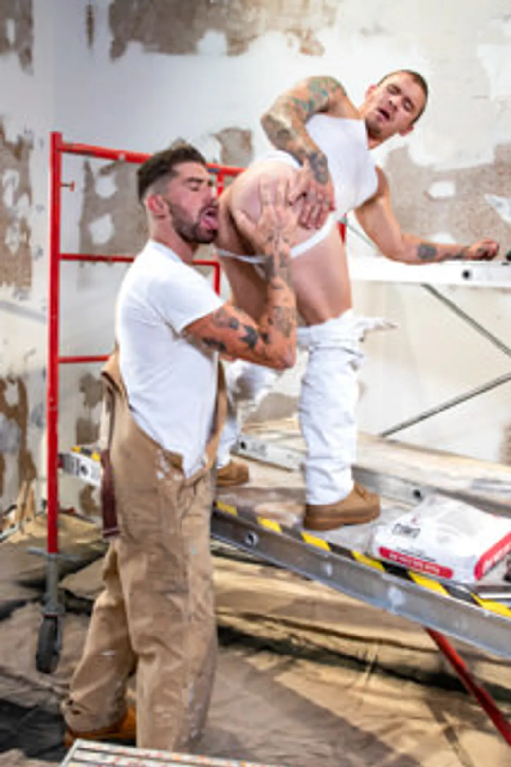 Chris Damned and Isaac X take a break and fuck