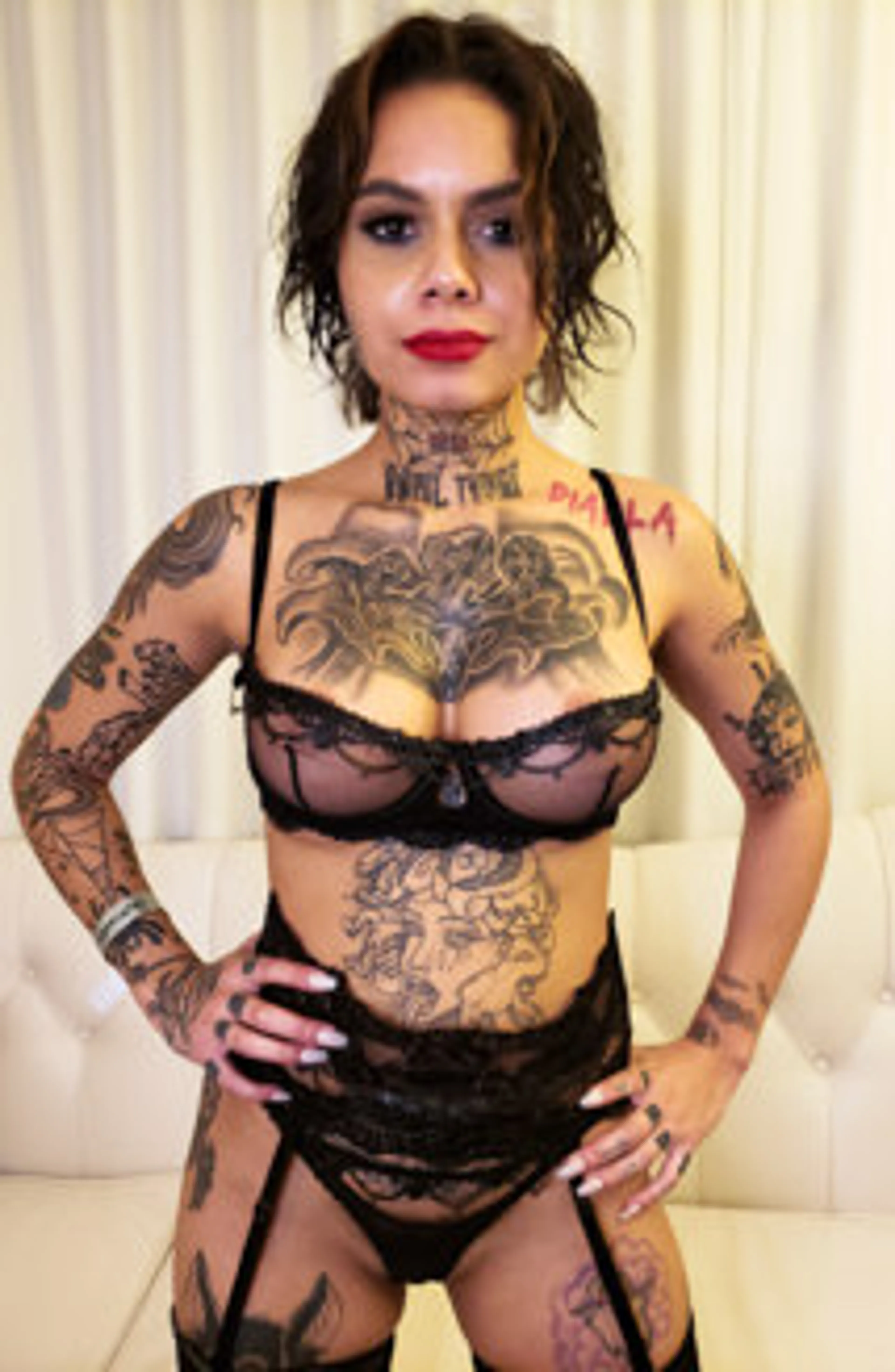 Genevieve Sinn Gets Fucked After Getting a Face Tattoo