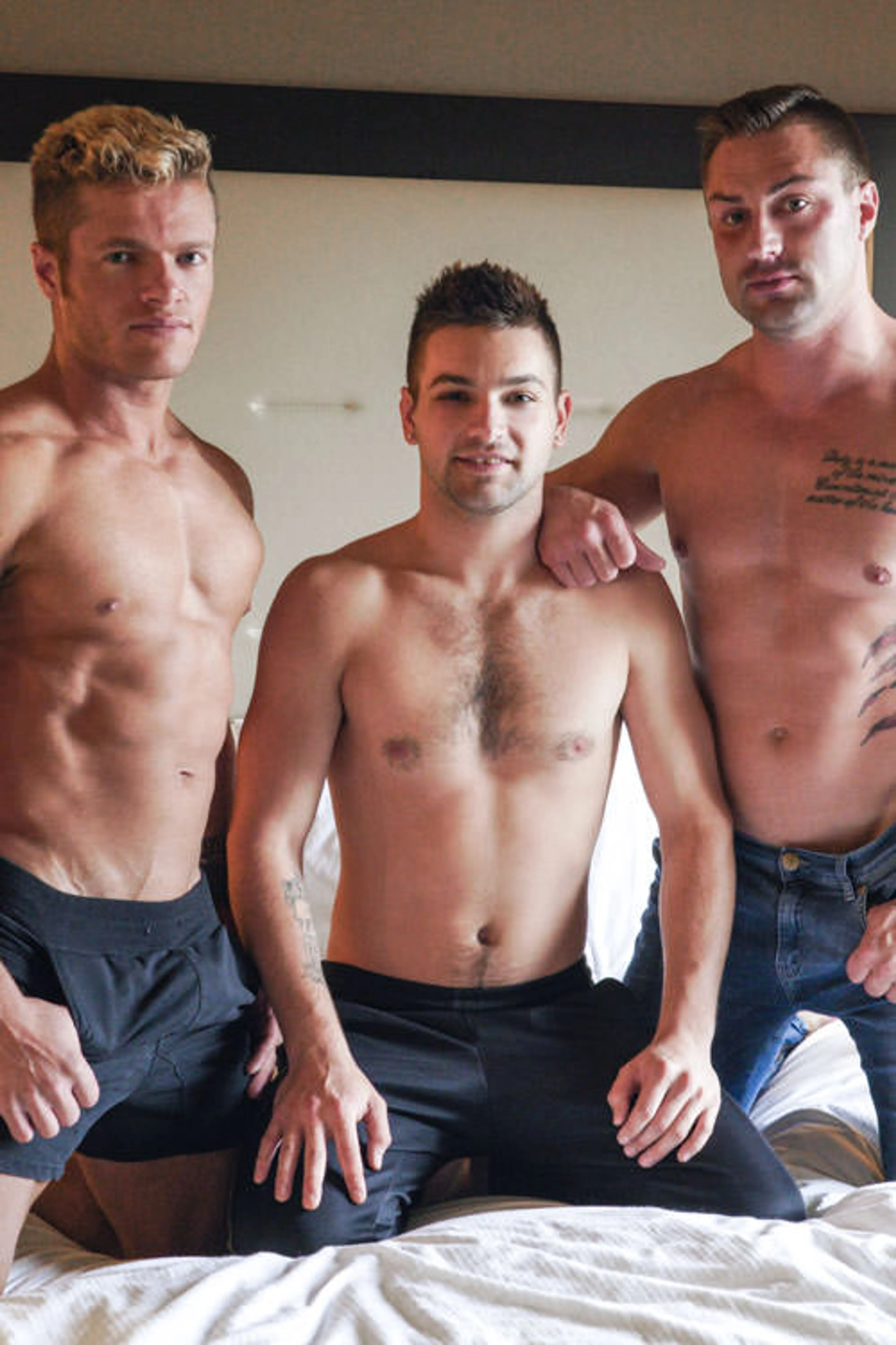 Johnny Is Bottoming For Two Guys