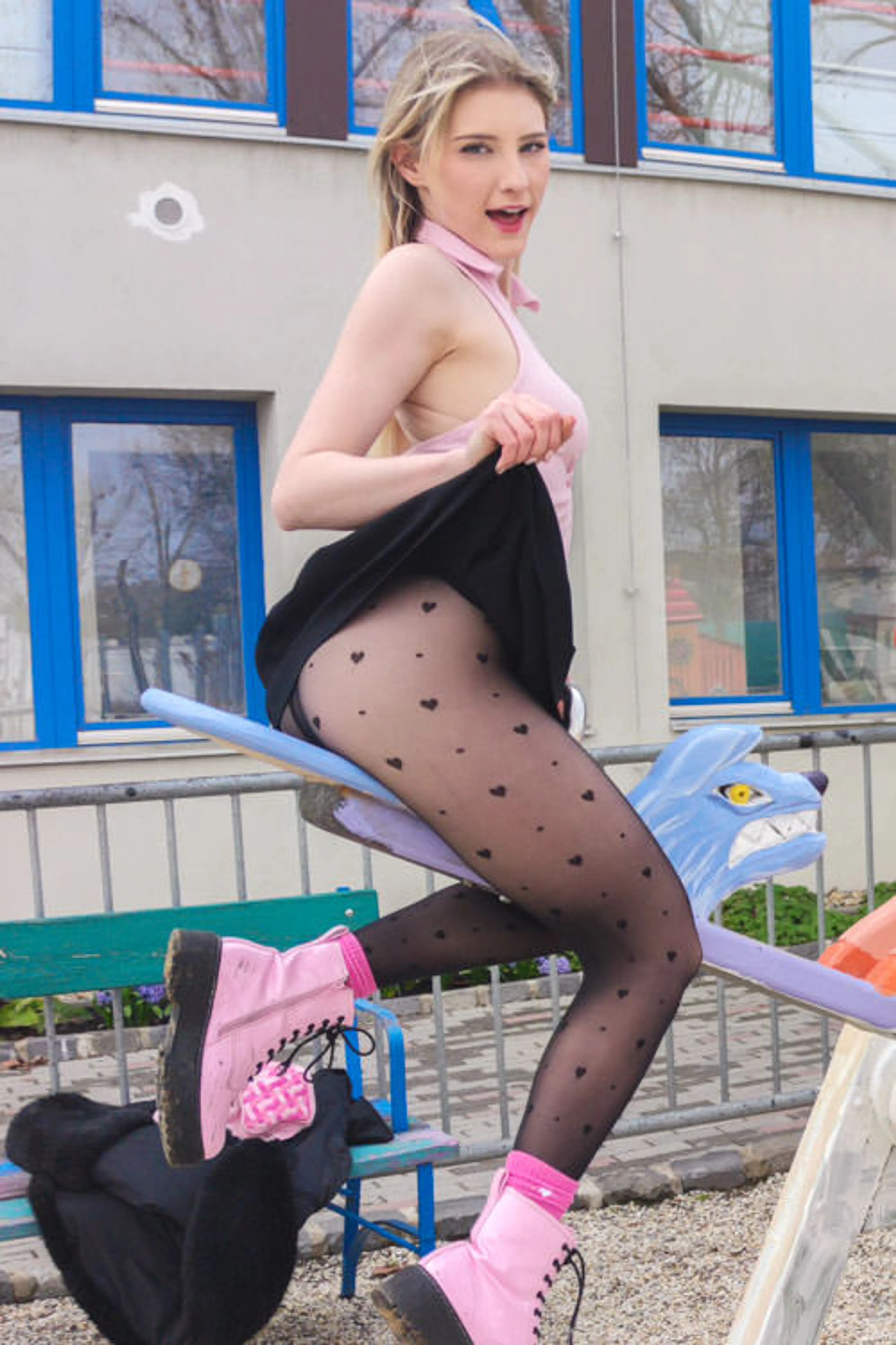 Monster Cock Makes Tiny Blonde Orgasm Non-Stop