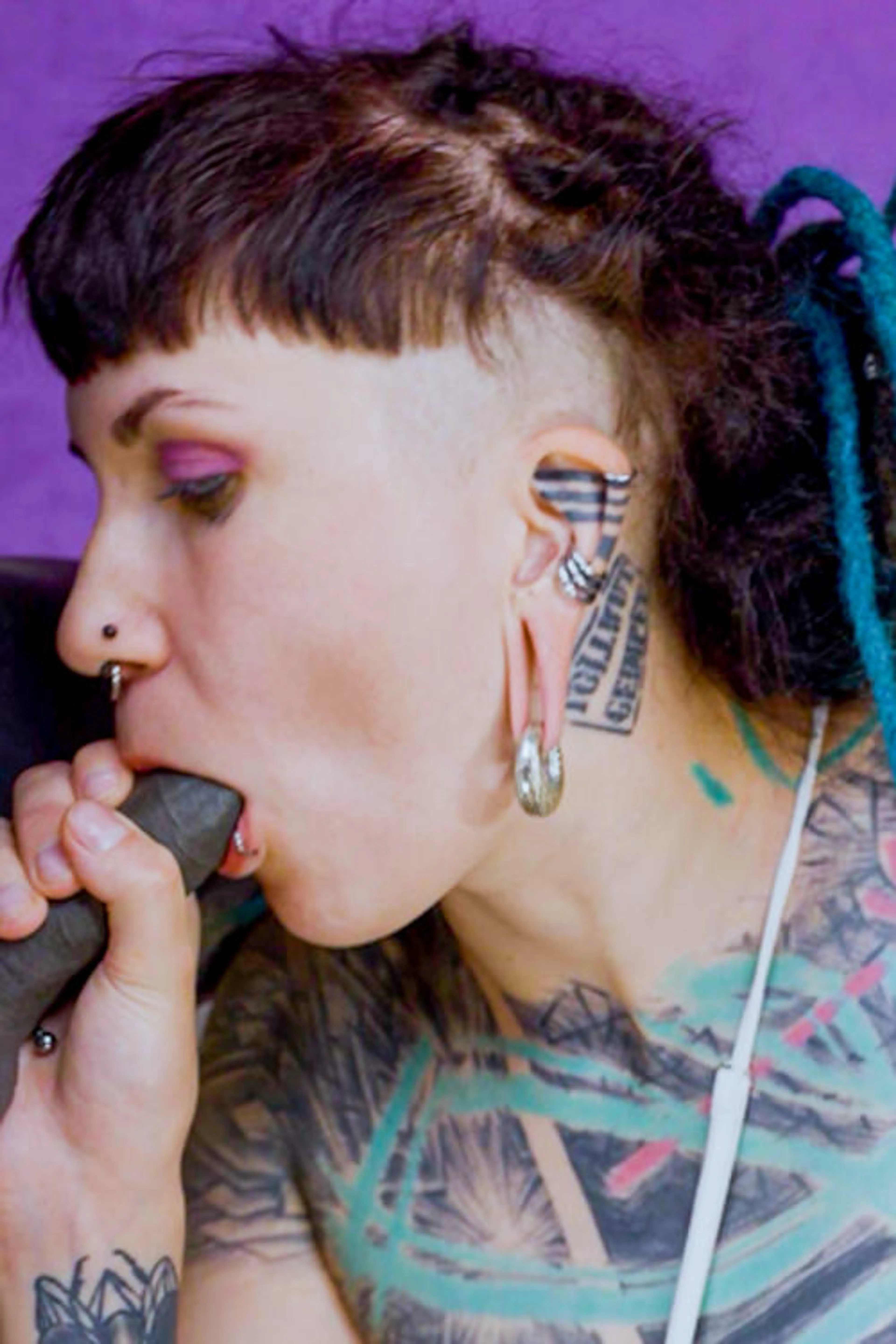 Tattooed IlluZ: DP & Sloppy BJ