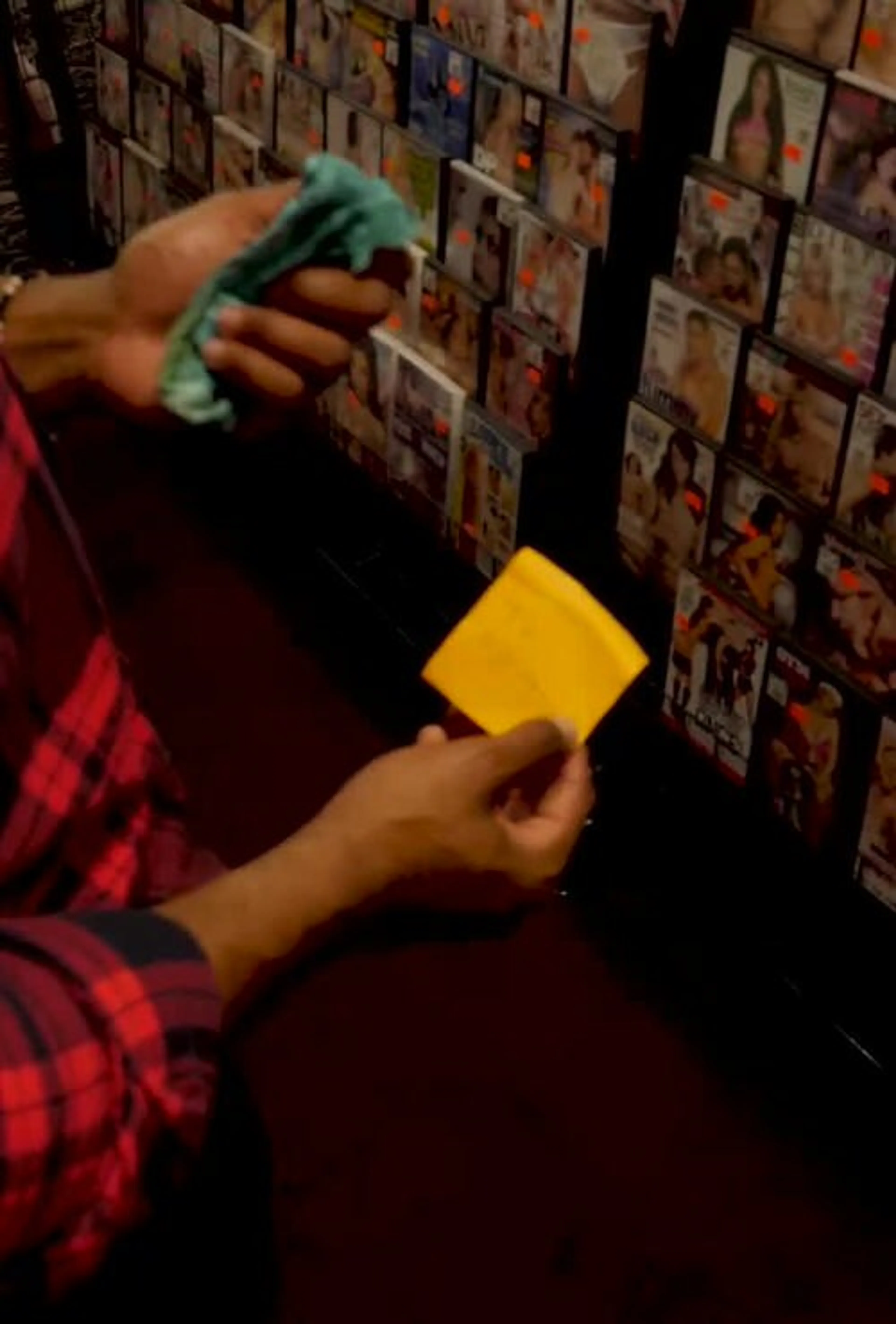 Mr Saltys Lyra's trip to Porn Store