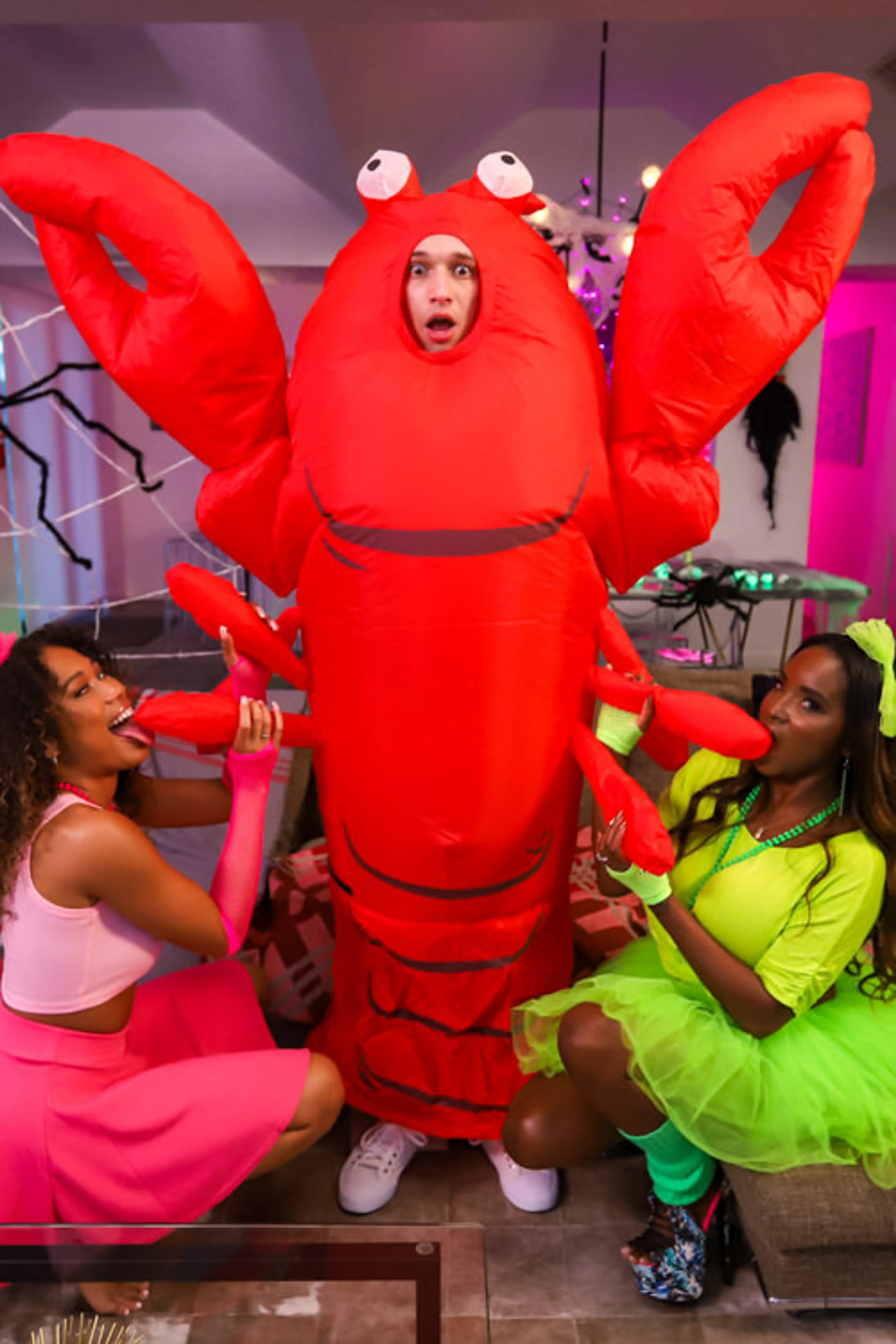  Cosplayin' Stepmom in Unexpected Threesome?