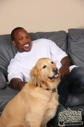 I lost my dog and I was about to kill my boyfriend for it. He's so absent minded that I blamed him for my puppy dog being gone. After hanging up some posters in the neighborhood we got a call that he was found! I was so happy until I realized my man had no money to pay for the reward. Instead of losing my dog forever I decided to make my guy watch as his girlfriend got bombarded with black cock. He never knew that I've secretly been a black cock slut and cheat on him behind his back but again, he's a moron and a lot gets by him. No black cock cock got by me as I was on my knees, on my back, upside down, right side up, and any position those black thugs wanted me in. I was their to drain their black balls of all jizz so I could get my doggy back and in the process get my black cock fix. My guy , who is now my cuckold 24/4 managed not to fuck it up when I demanded that he clean his woman of black jizz or else he's be out of my bed and out of my life. He did as he was told and the black guys and I had a good laugh at his expense.